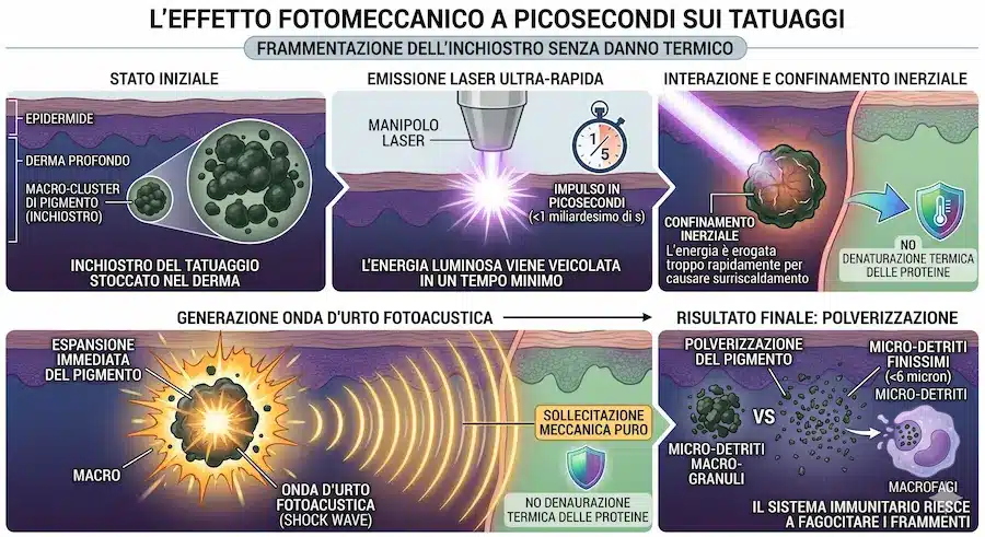 spiegazione laser picosecondi
