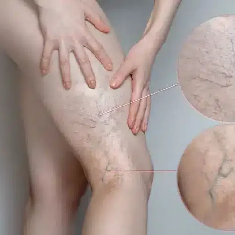 capillari evidenti sulle gambe